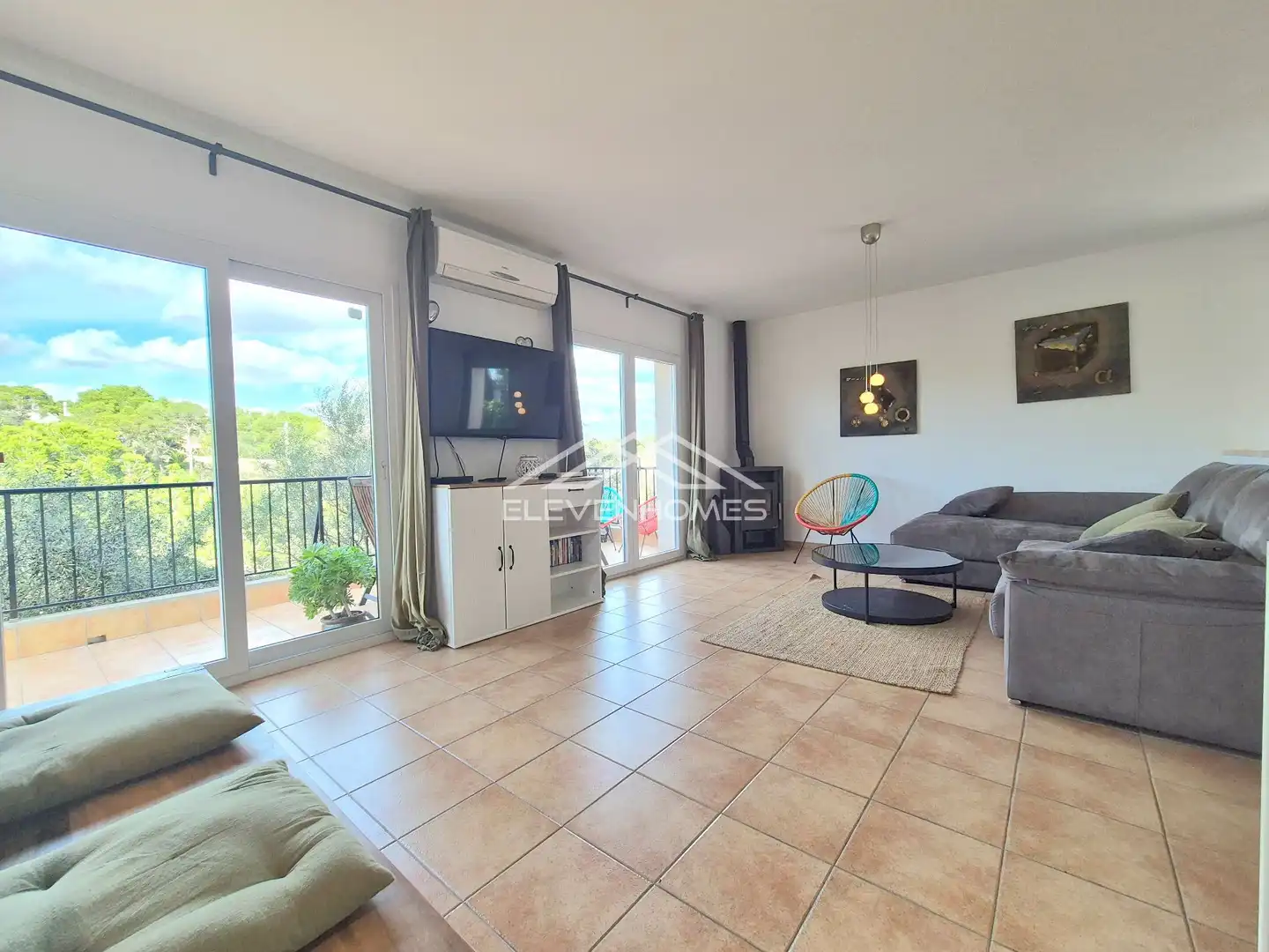 Sala d'estar de Casa o xalet en venda en Santanyí amb Aire condicionat, Calefacció i Jardí privat