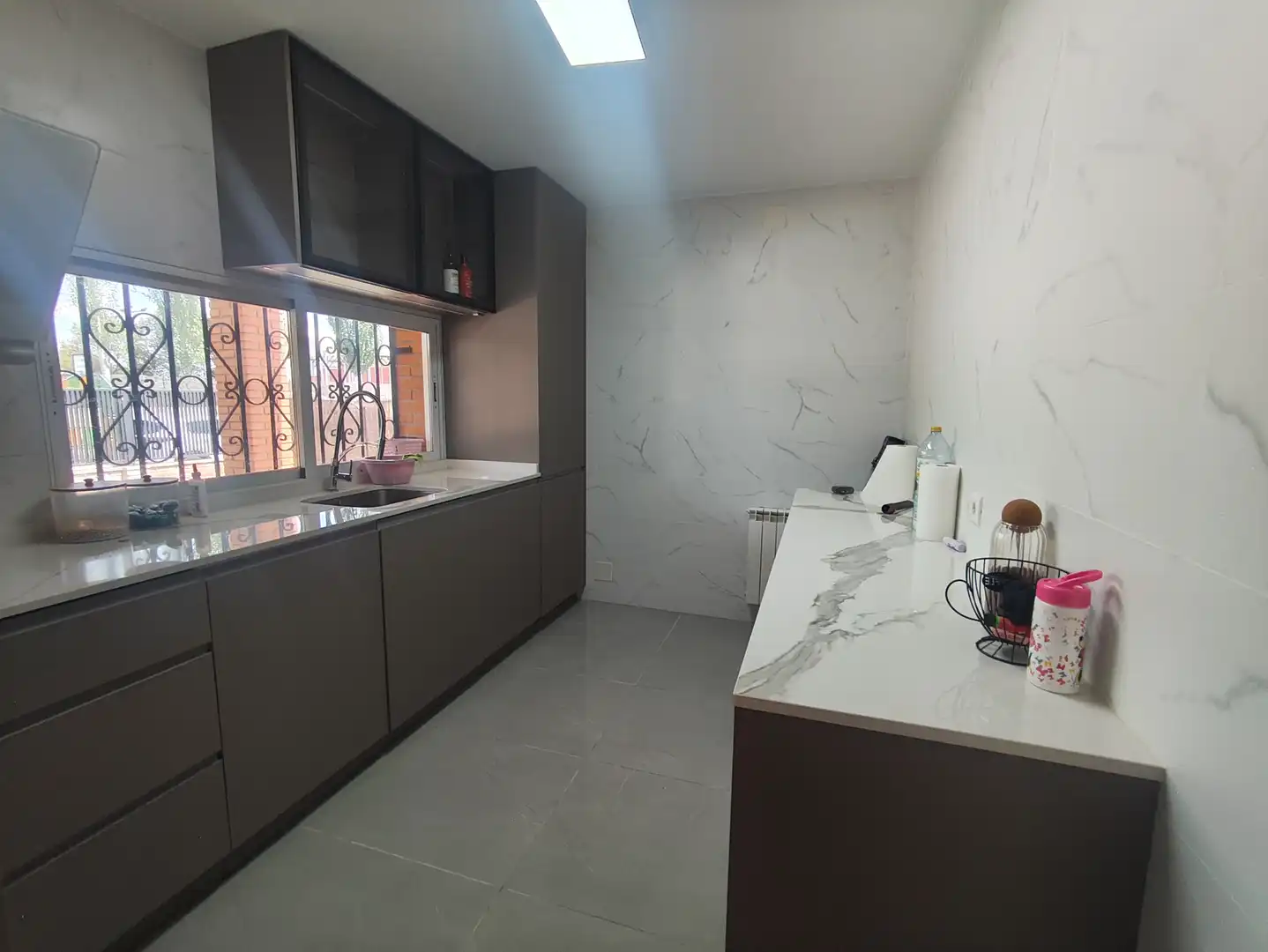 Cuina de Casa o xalet en venda en Las Ventas de Retamosa amb Aire condicionat, Calefacció i Jardí privat