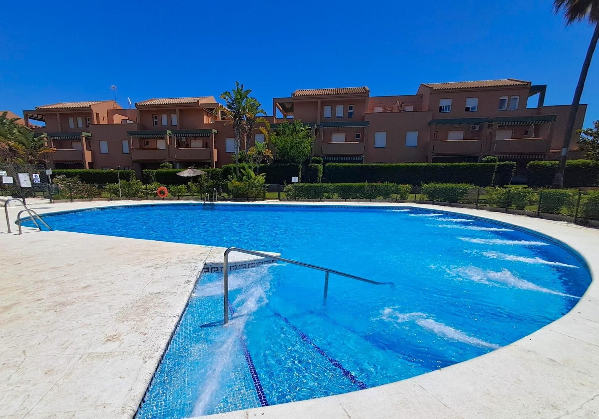 Swimming pool of Apartment for sale in Chiclana de la Frontera  with Air Conditioner, Heating and Private garden