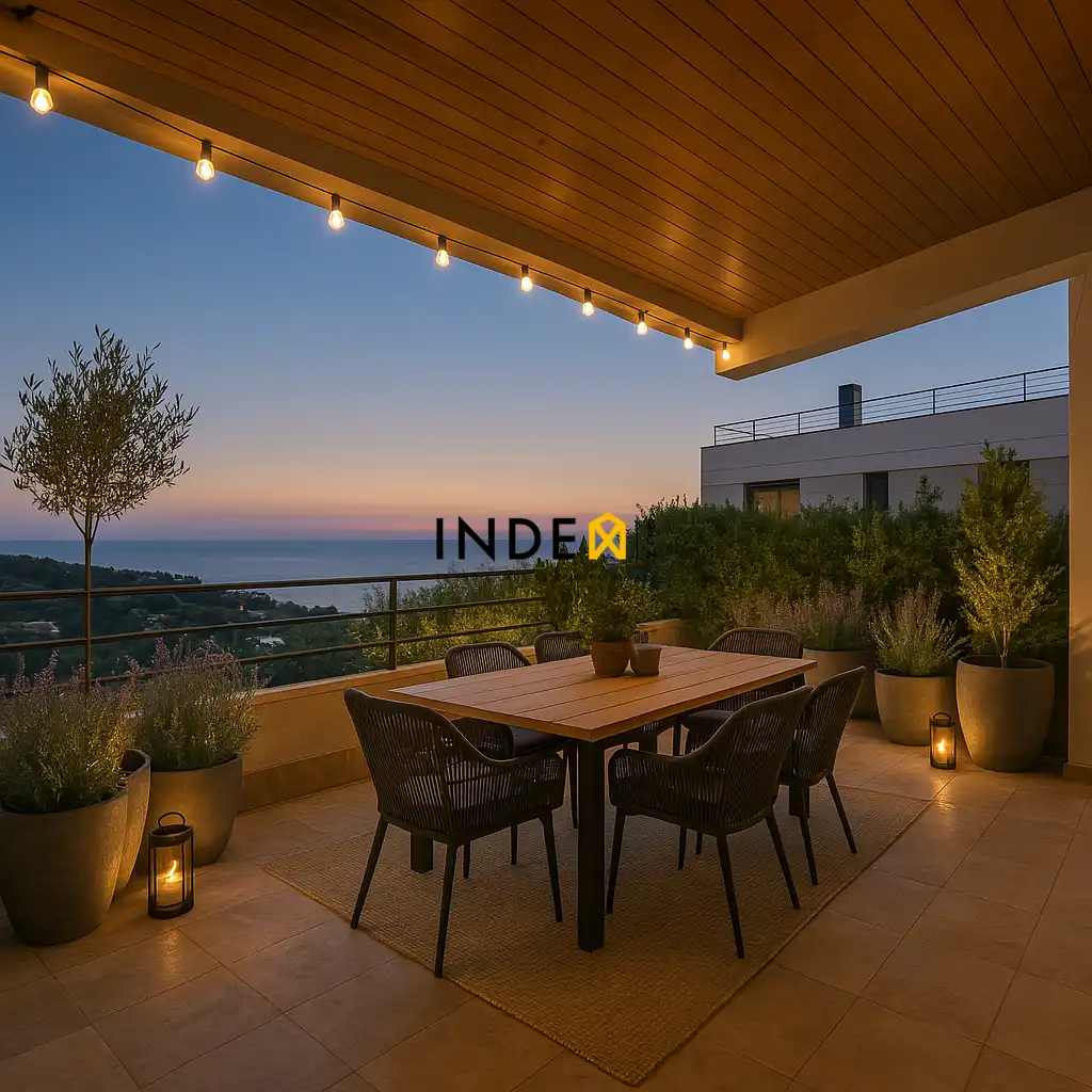 Terraza de Casa o chalet en venta en Sitges con Aire acondicionado, Calefacción y Jardín privado