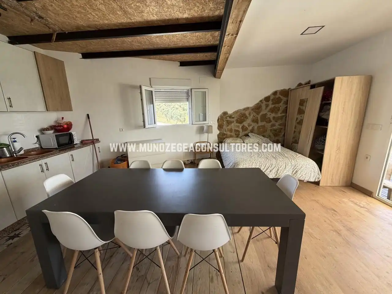 Esszimmer von Haus oder Chalet zur Miete in Encinas Reales mit Privatgarten, Terrasse und Schwimmbad