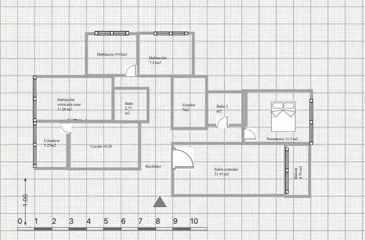 Wohnung zum Verkauf in  Palma de Mallorca mit Klimaanlage, Abstellraum und Balkon