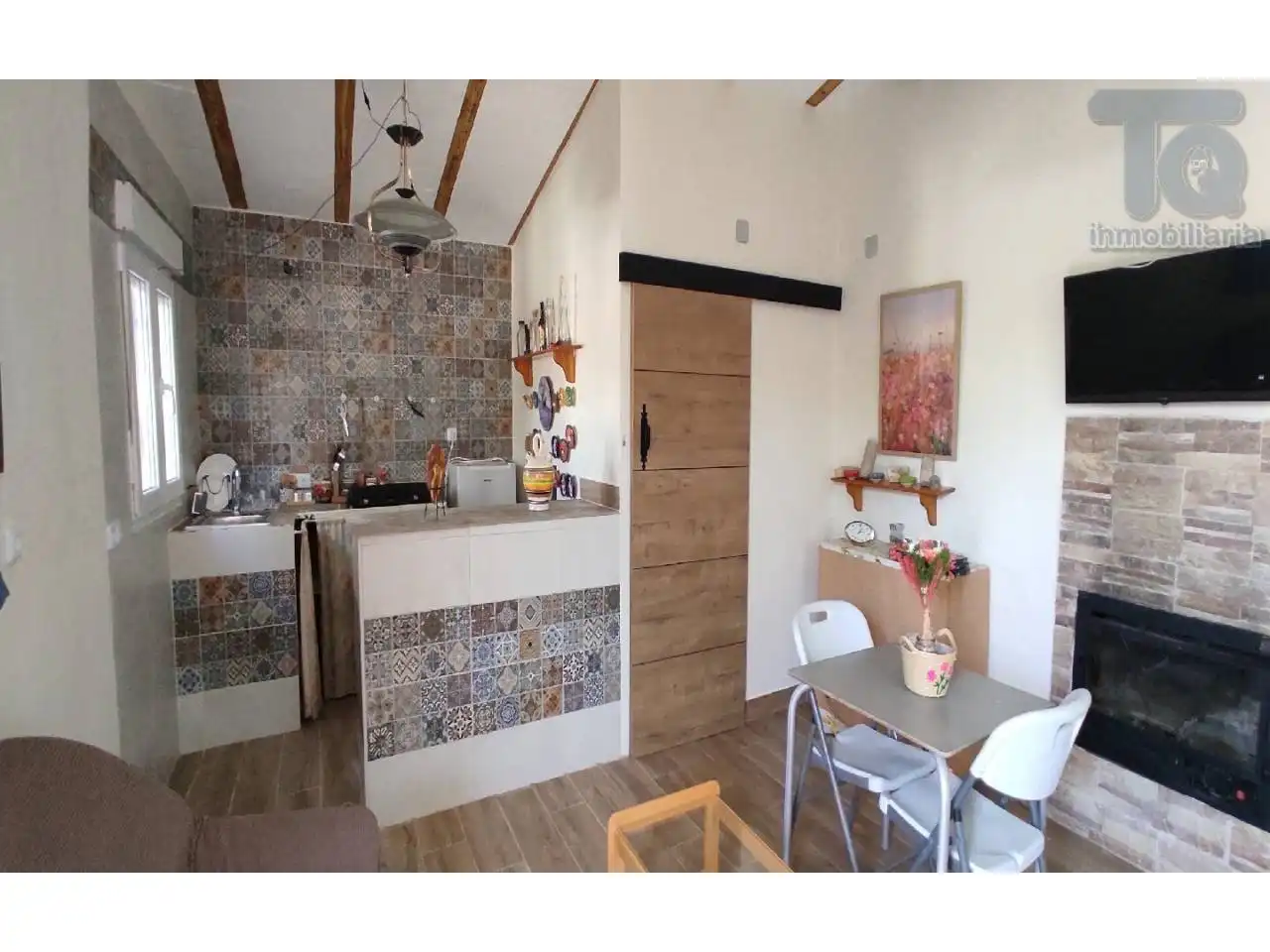 Cocina de Finca rústica en venta en Albatana con Jardín privado y Terraza