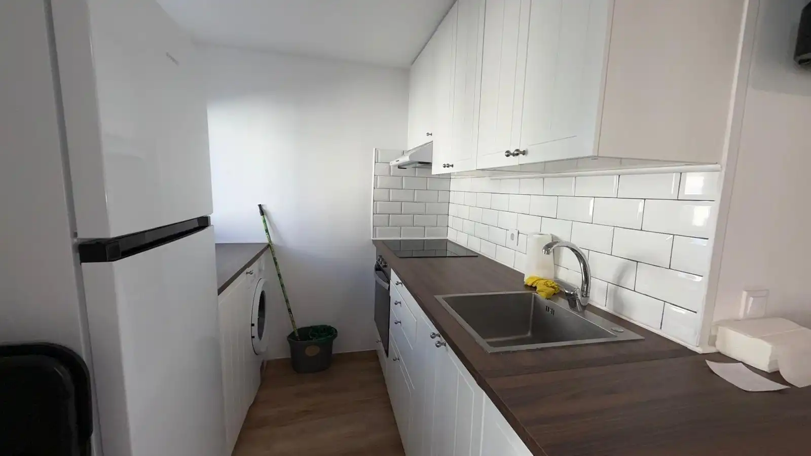 Kitchen of Flat for rent in Ourense Capital   with Heating and Furnished