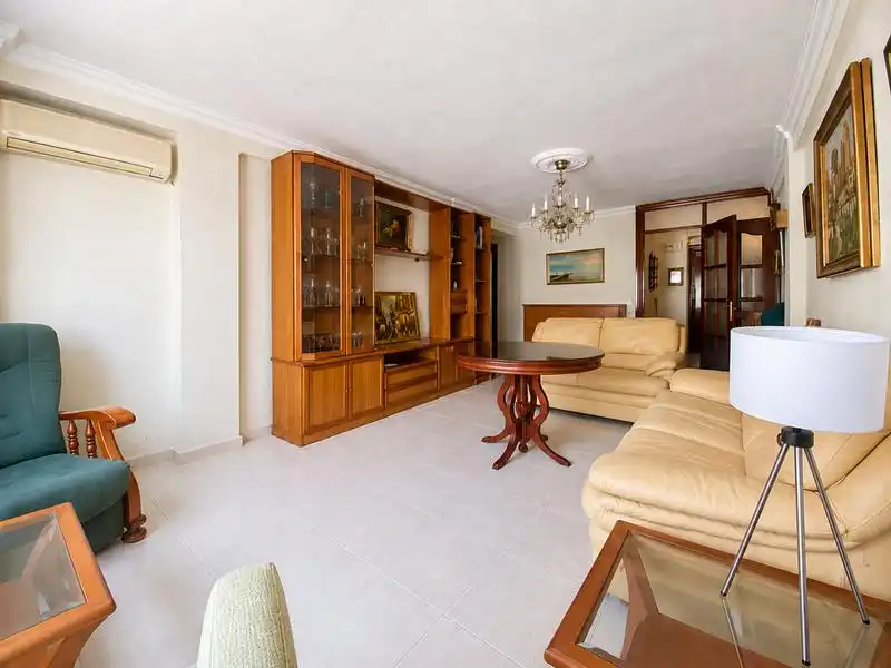 Sala d'estar de Pis en venda en Málaga amb Aire condicionat, Calefacció i Terrassa
