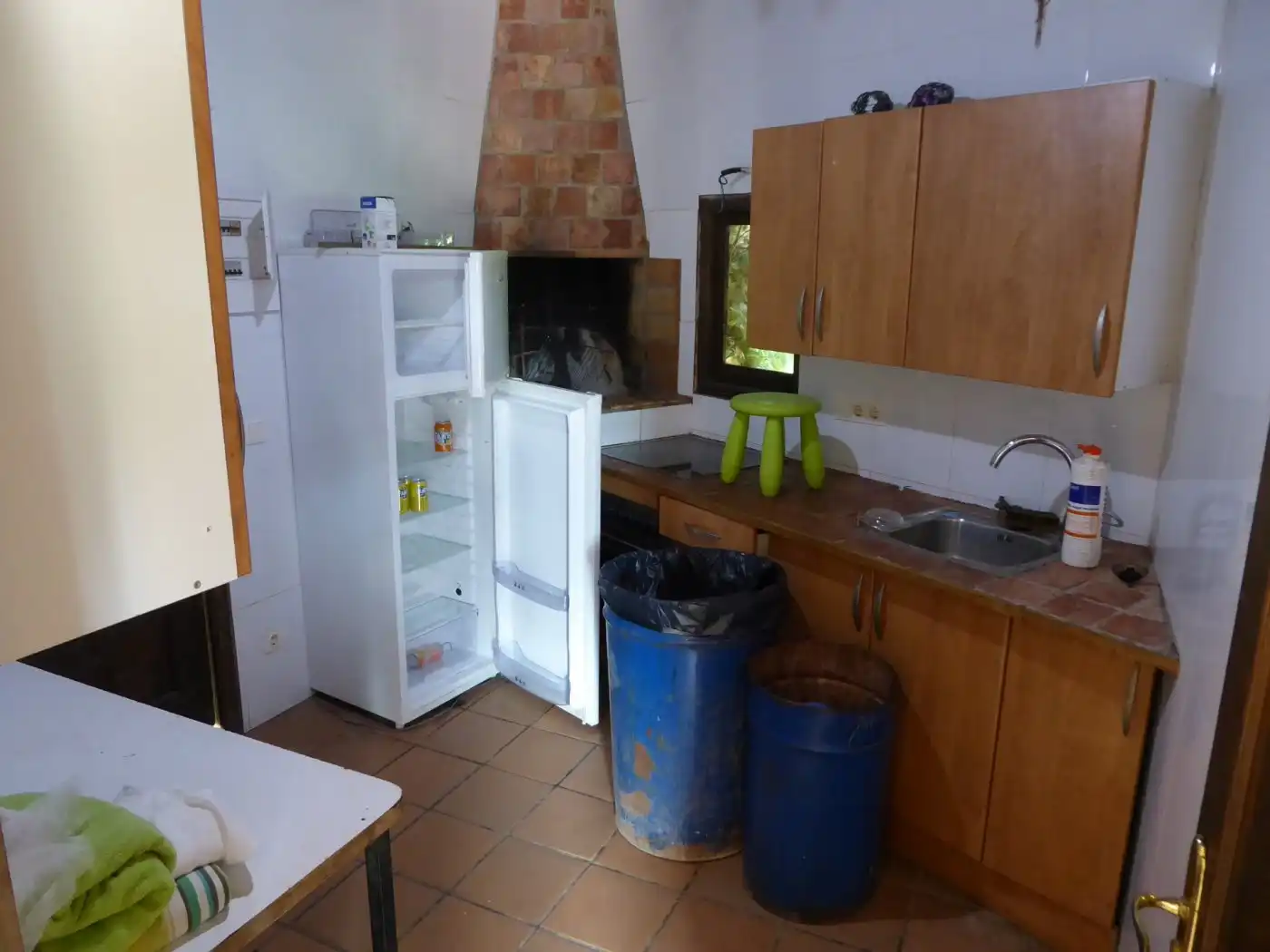 Cocina de Finca rústica en venta en Sant Martí de Tous con Aire acondicionado, Calefacción y Jardín privado