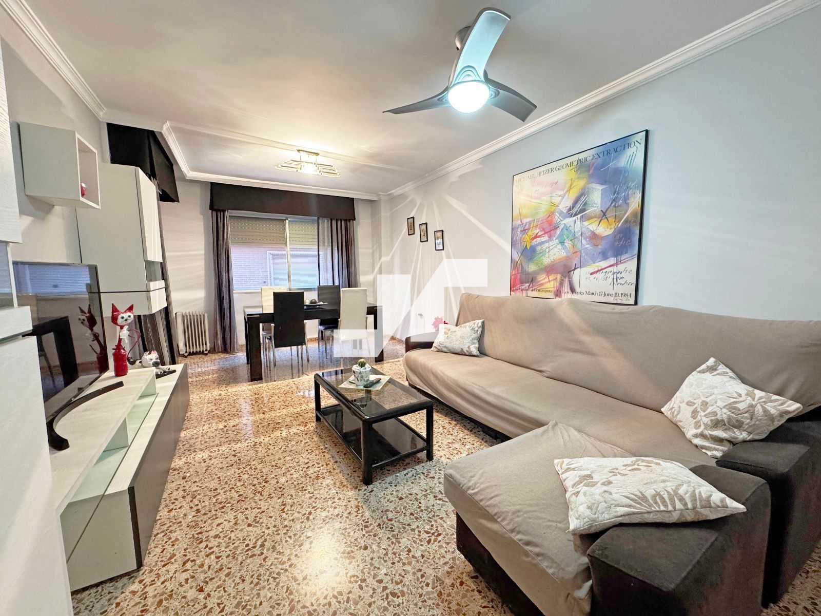 Living room of Flat for sale in Vila-real  with Terrace and Furnished