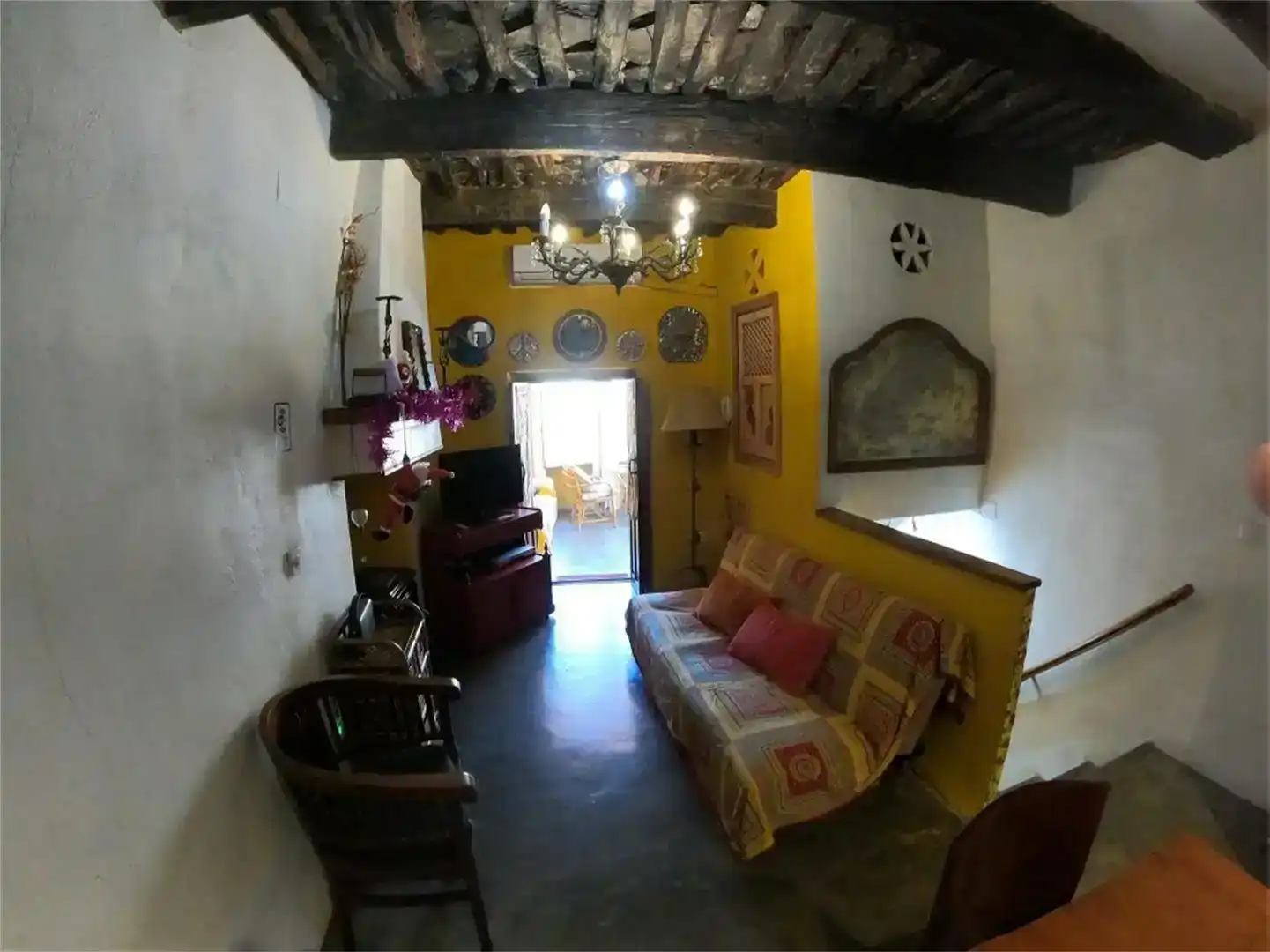 Sala de estar de Casa o chalet en venta en Pampaneira con Aire acondicionado y Balcón