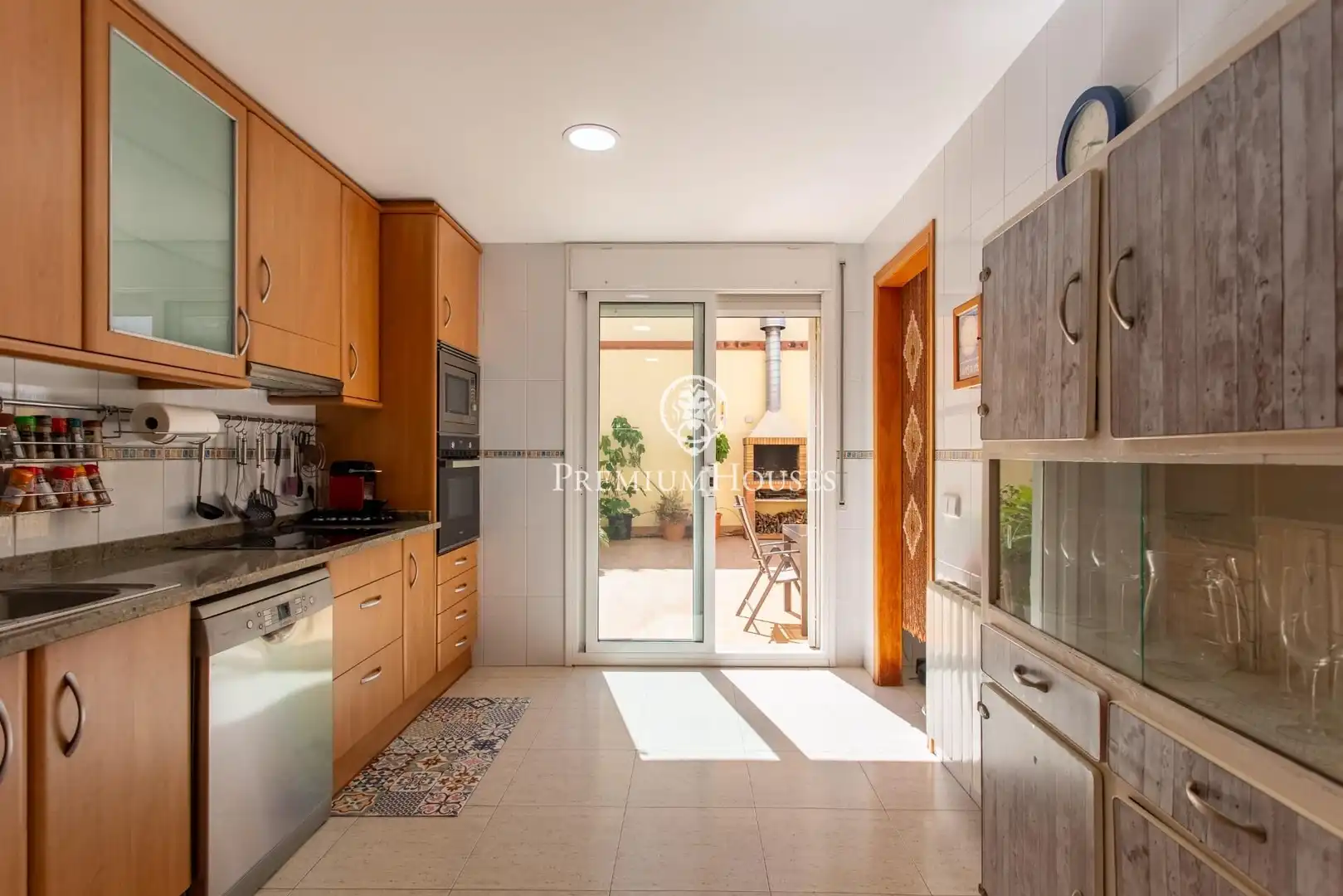 Cocina de Casa adosada en venta en Argentona con Calefacción y Terraza