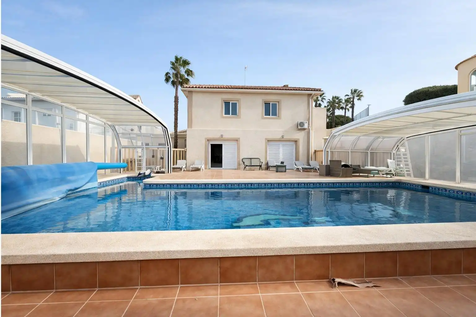 Schwimmbecken von Haus oder Chalet zur Miete in Santa Pola