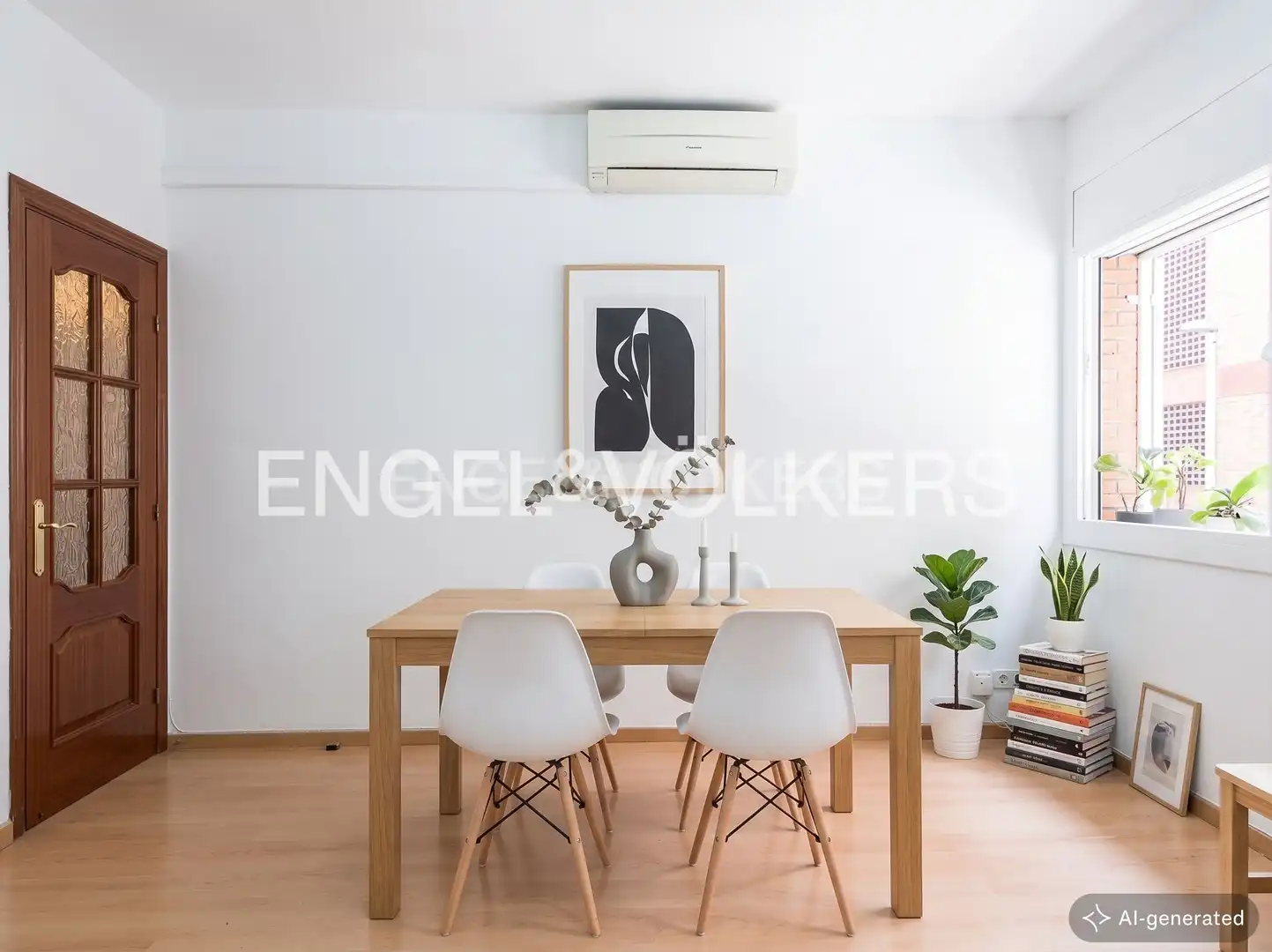 Dining room of Flat for sale in Barcelona  with Air Conditioner and Heating