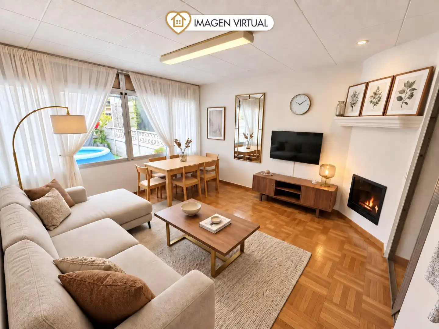 Sala de estar de Piso en venta en Centre