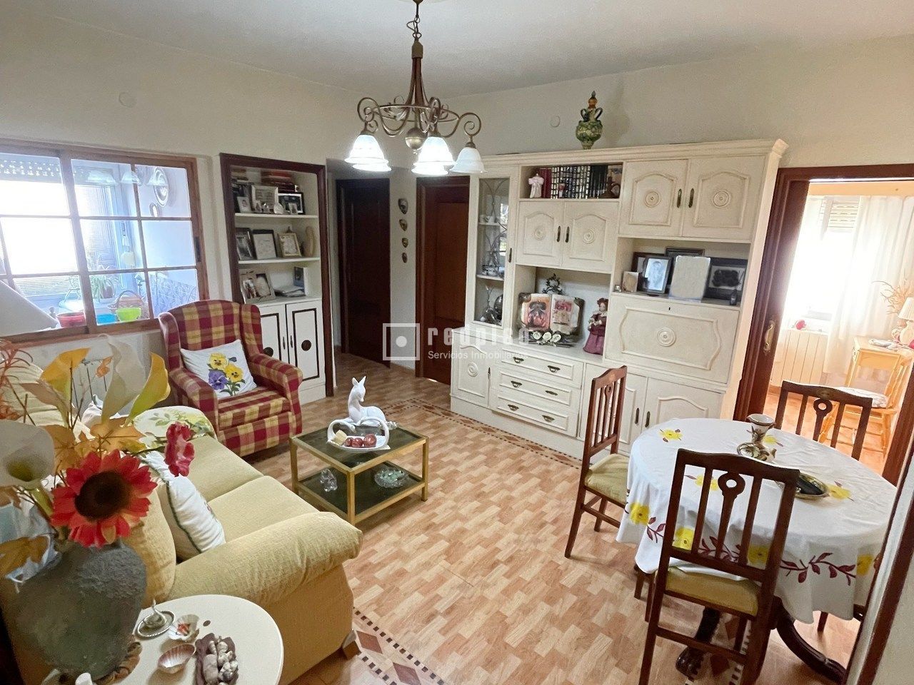 Living room of Flat for sale in  Madrid Capital  with Heating