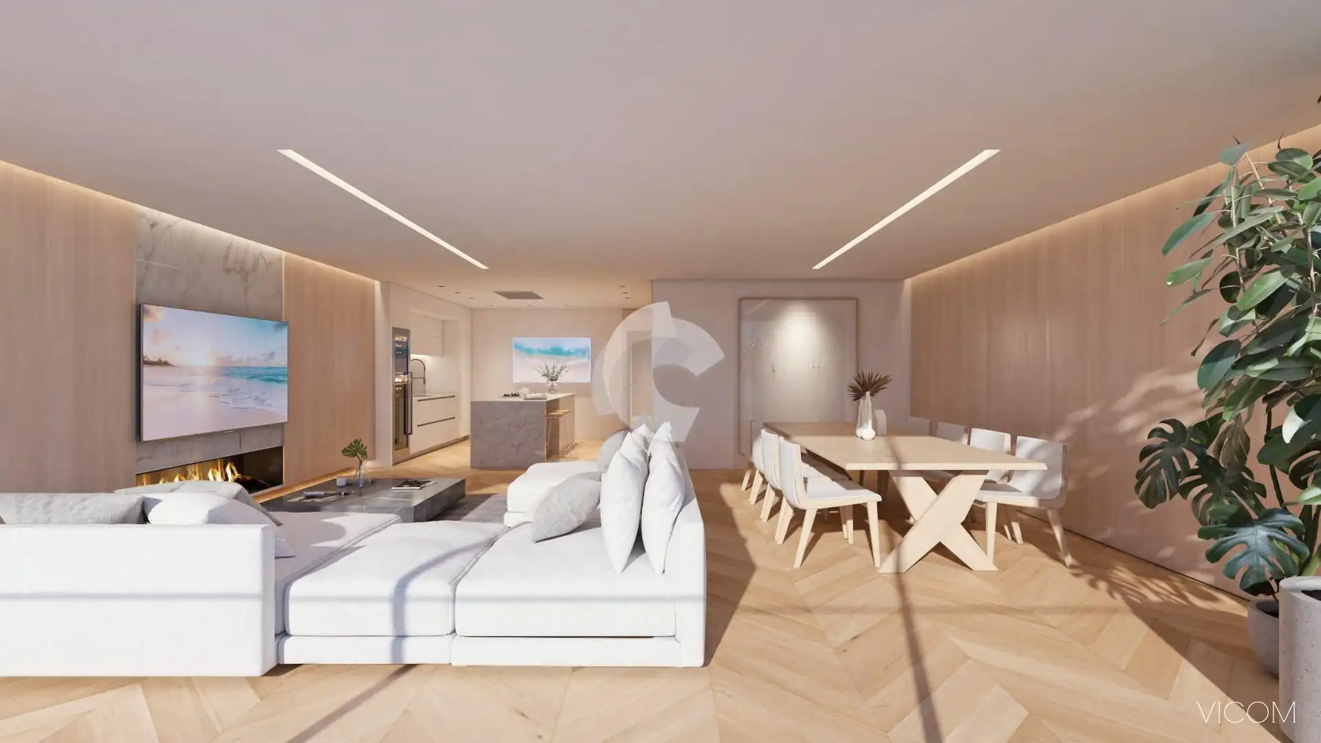 Sala de estar de Piso en venta en A Coruña Capital  con Calefacción, Trastero y Balcón