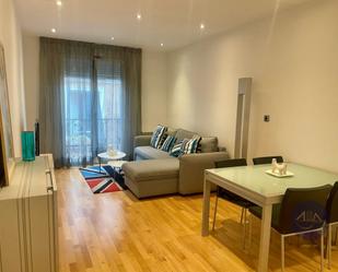 Living room of Flat to rent in  Madrid Capital  with Furnished, Oven and Washing machine