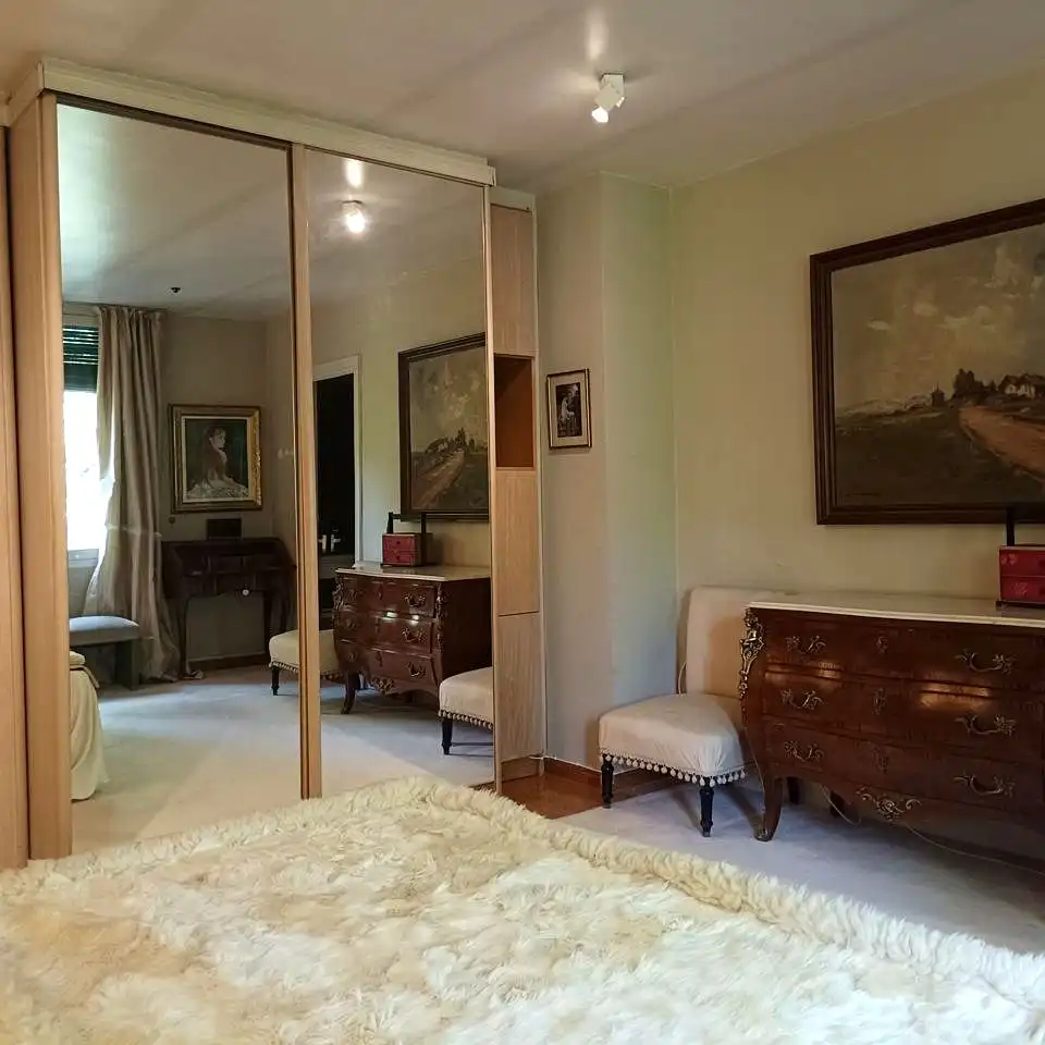 Bedroom of Flat for rent in Madrid  with Air Conditioner, Heating and Terrace