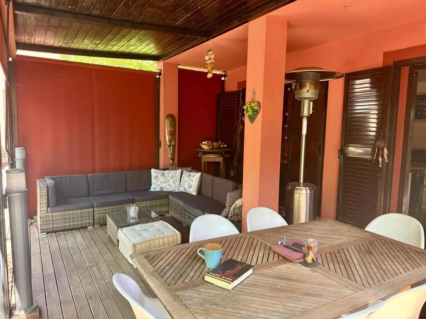 Terrassa de Casa o xalet en venda en Olivella amb Calefacció, Jardí privat i Terrassa