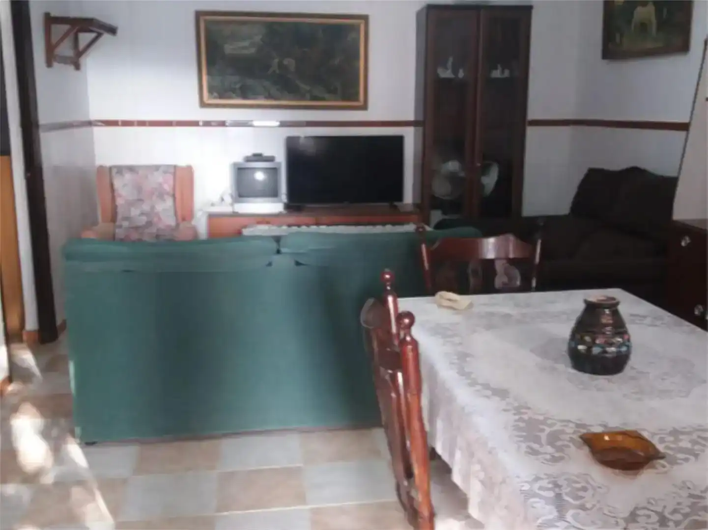 Sala d'estar de Casa adosada de lloguer en Las Tres Piedras - Costa Ballena