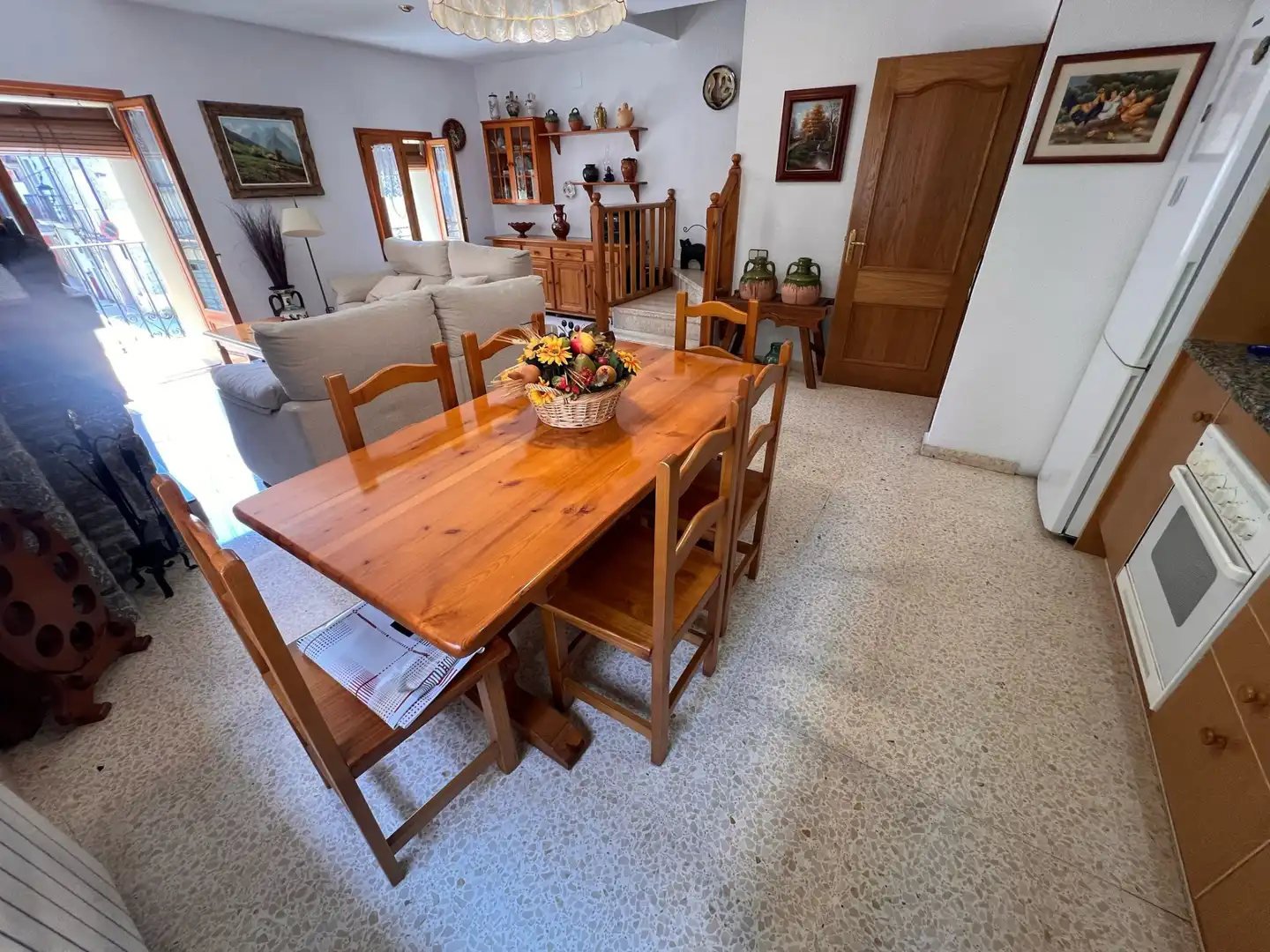 Comedor de Casa adosada en venta en Sant Pau de Segúries con Calefacción, Amueblado y Balcón