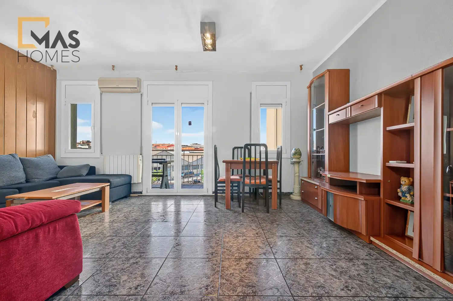 Sala de estar de Piso en venta en Terrassa con Aire acondicionado, Calefacción y Terraza