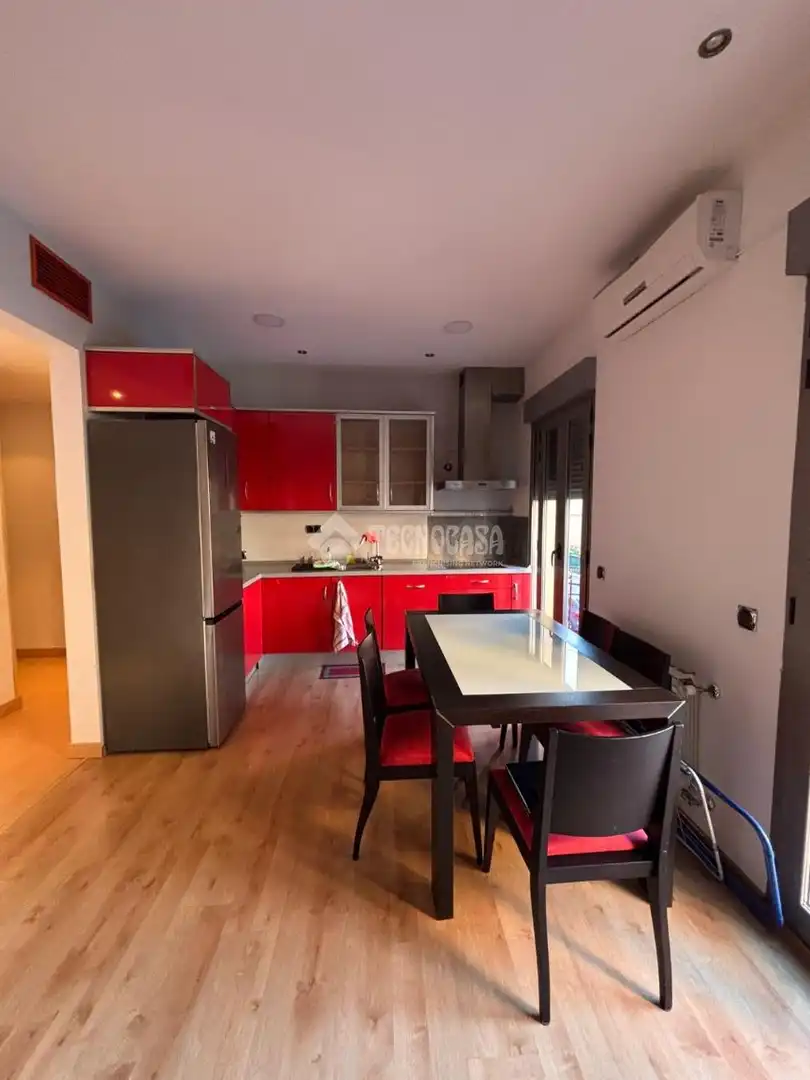 Kitchen of Flat for rent in Madrid  with Air Conditioner and Balcony