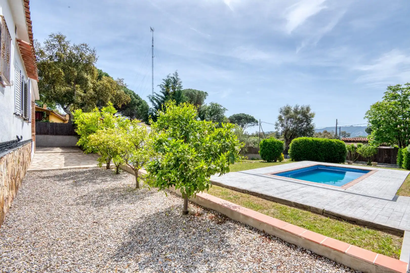 Jardí de Casa o xalet en venda en Santa Cristina d'Aro amb Calefacció, Terrassa i Piscina