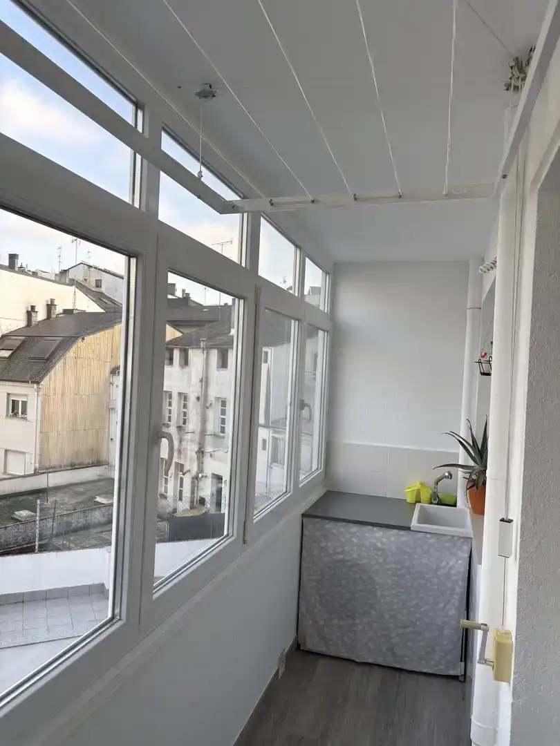 Balcony of Flat for rent in A Milagrosa