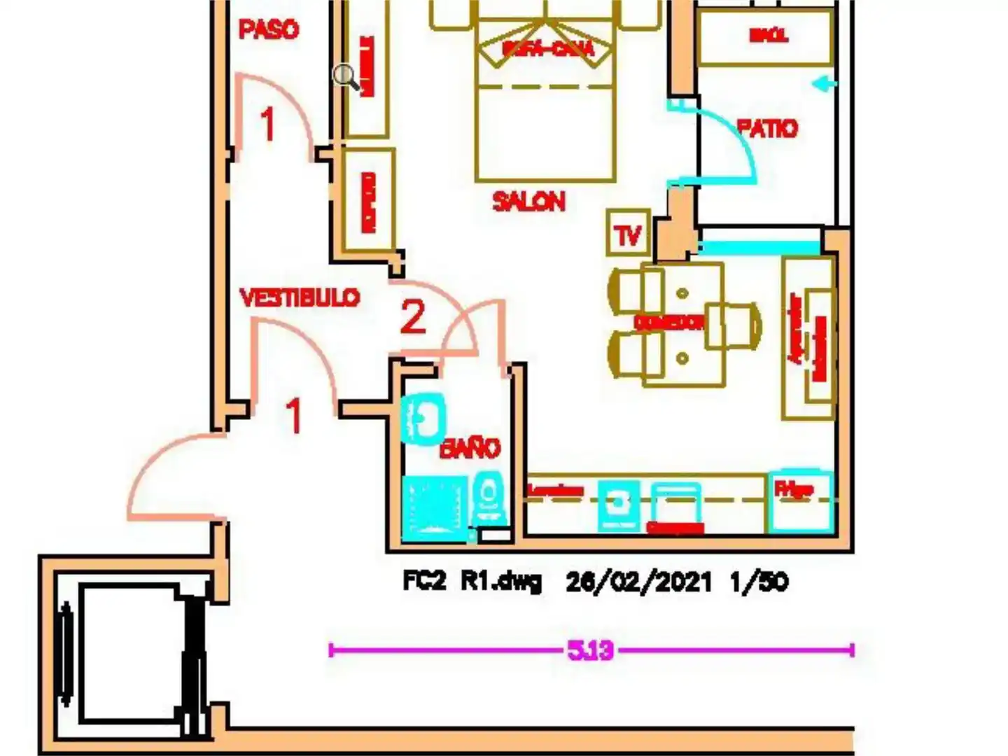 Loft zur Miete in Málaga Capital mit Klimaanlage