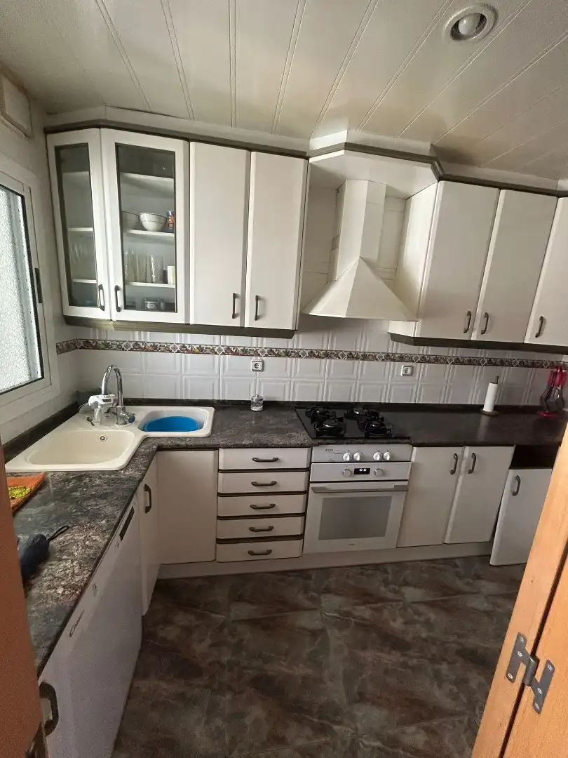 Cocina de Casa adosada en venta en Badalona con Aire acondicionado, Calefacción y Terraza