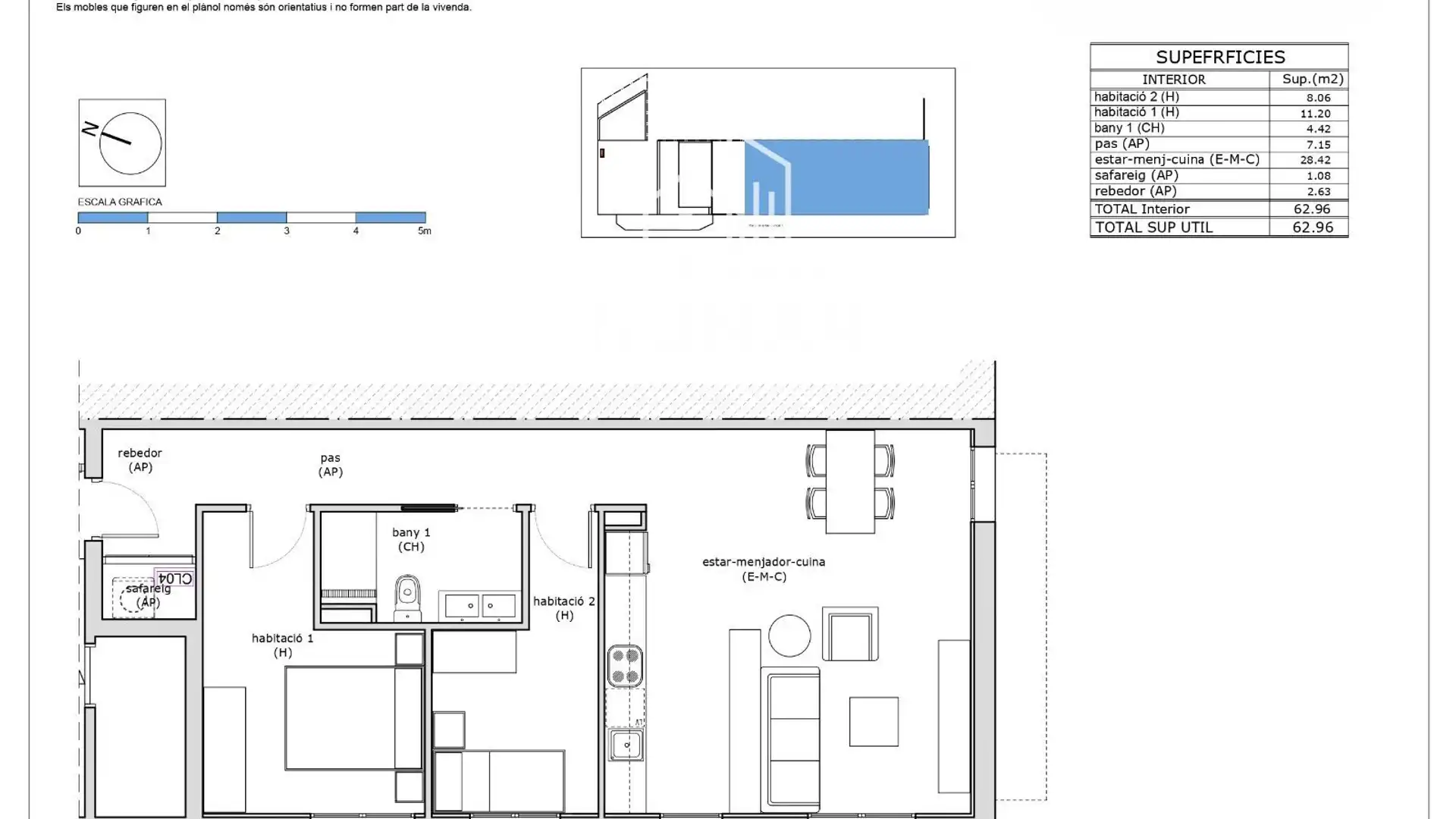 Flat for sale in Dosrius