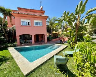 Garden of House or chalet to rent in Marbella  with Air Conditioner, Terrace and Swimming Pool