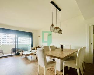 Dining room of Flat to rent in Sant Adrià de Besòs  with Air Conditioner, Terrace and Community pool