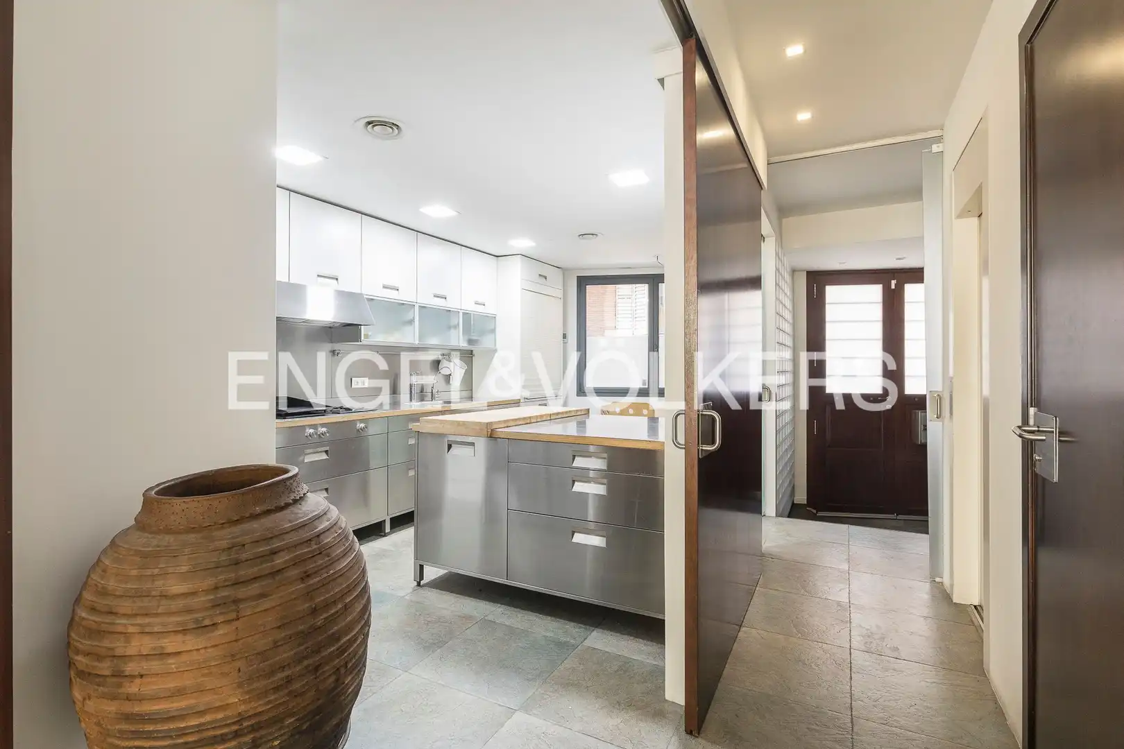 Kitchen of Houses for sale in Barcelona  with Air Conditioner, Heating and Private garden