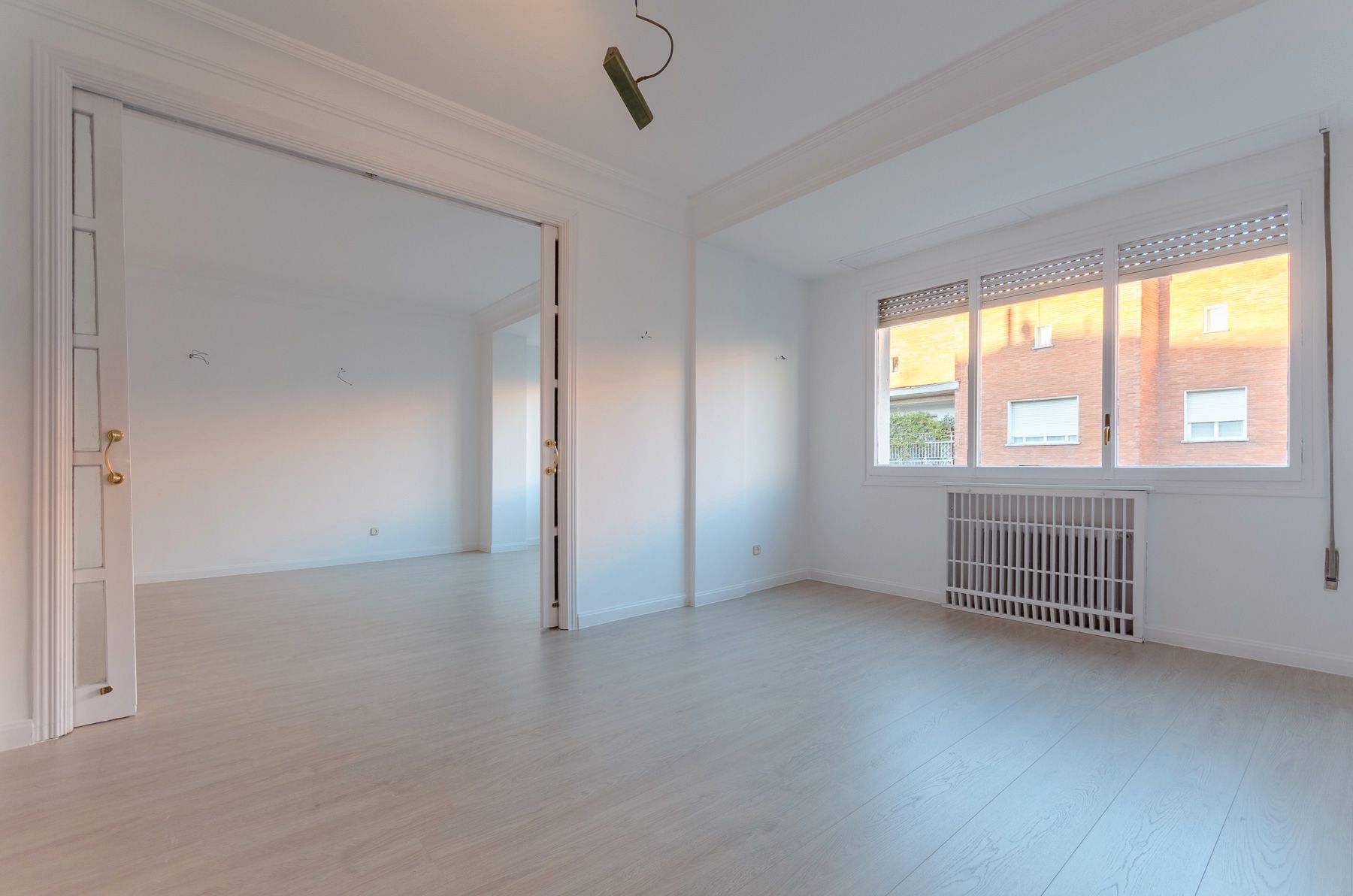 Sala d'estar de Pis de lloguer en  Madrid Capital amb Aire condicionat, Calefacció i Parquet