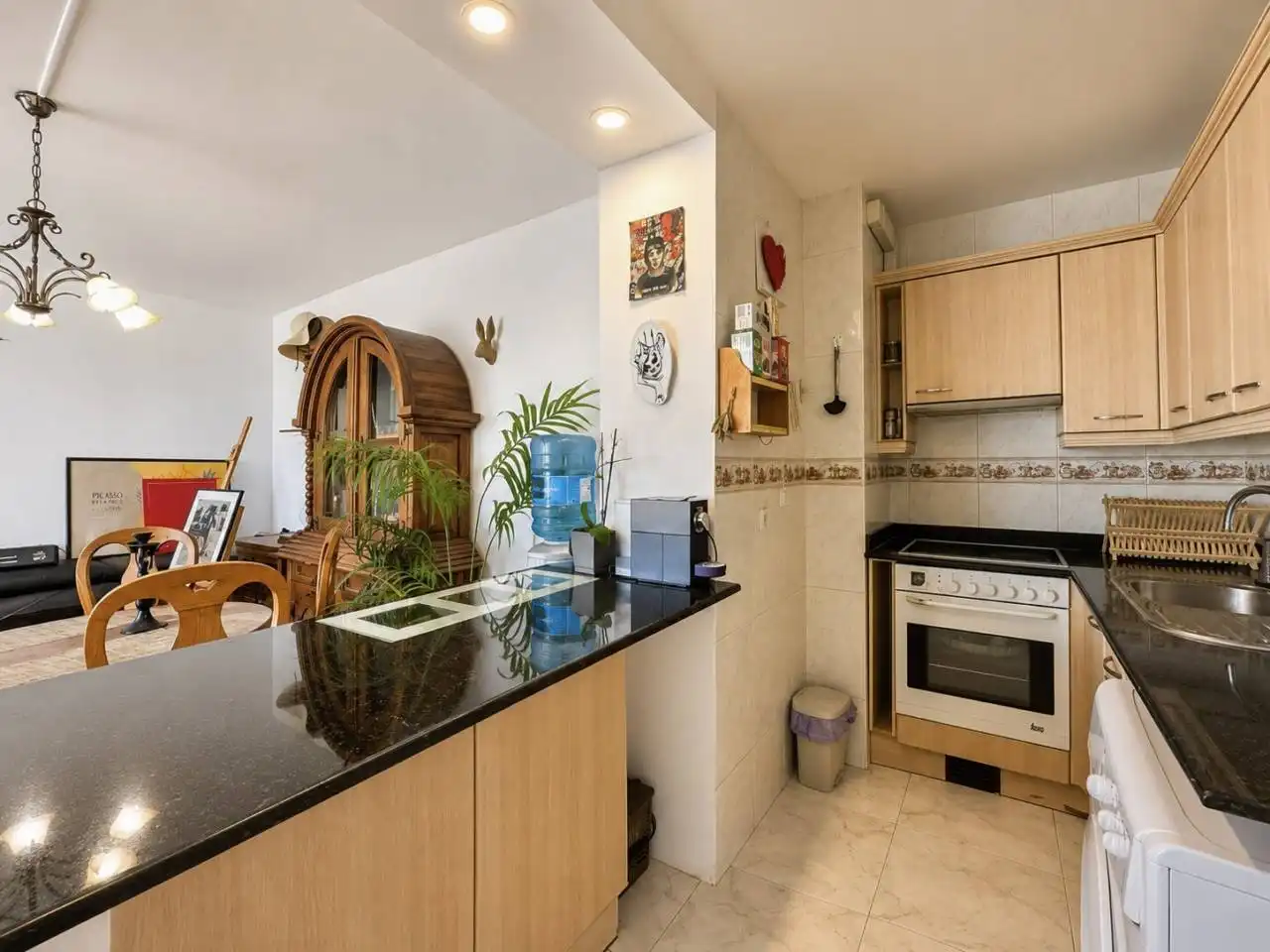 Kitchen of Flat for sale in  Palma de Mallorca  with Air Conditioner, Heating and Furnished