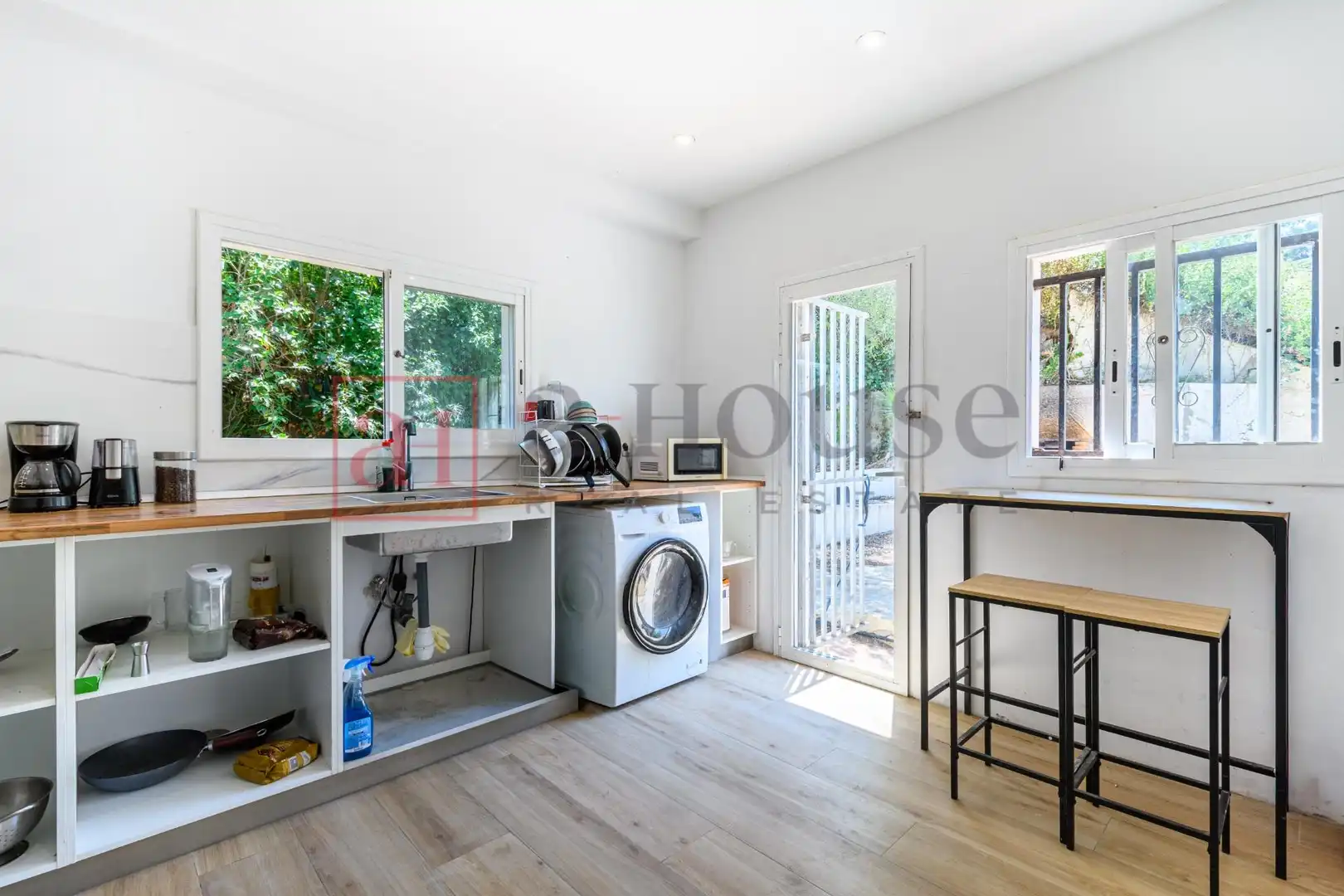 Cocina de Casa o chalet en venta en Olivella con Parquet, Terraza y Piscina