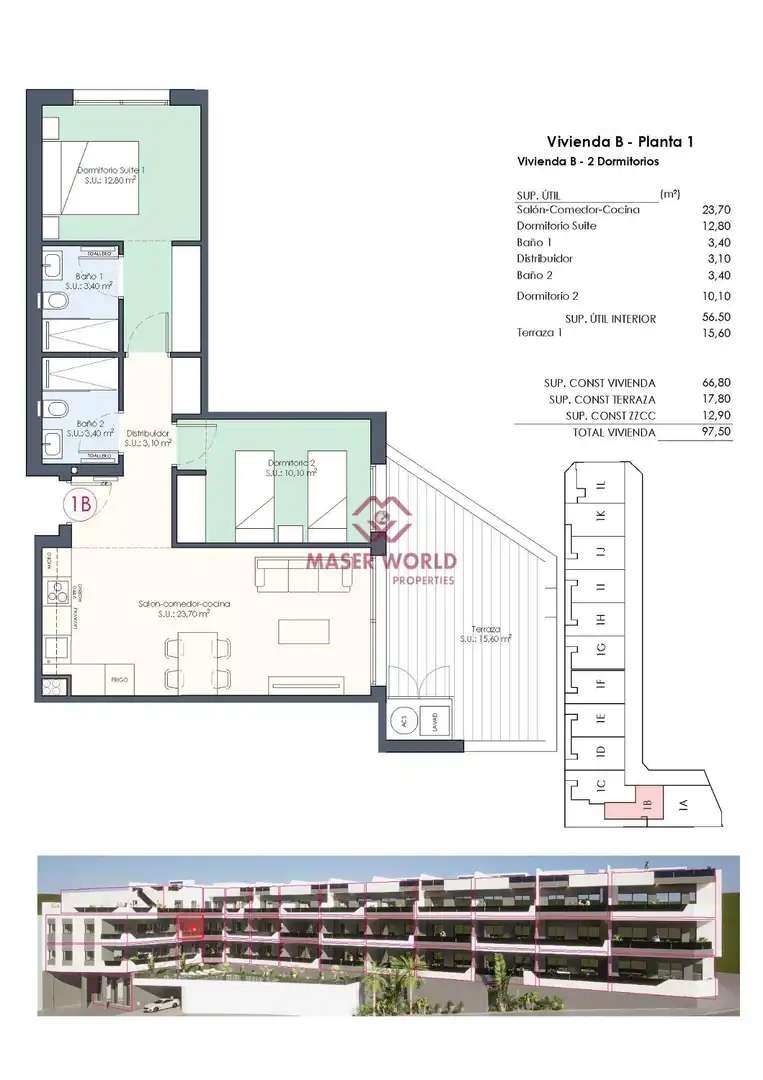 Appartement compact avec piscine à vendre à Benijófar, imagen 33