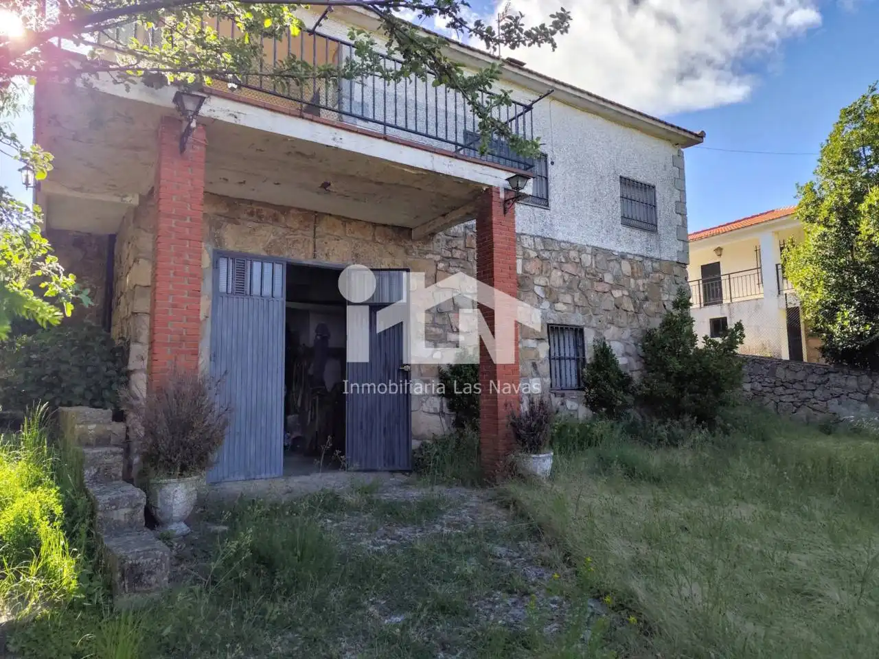 Vista exterior de Casa o chalet en venta en Santa María de la Alameda con Jardín privado y Terraza