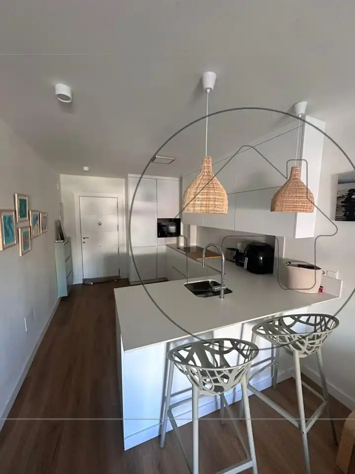 Cocina de Piso de alquiler en Punta Umbría con Terraza y Piscina comunitaria
