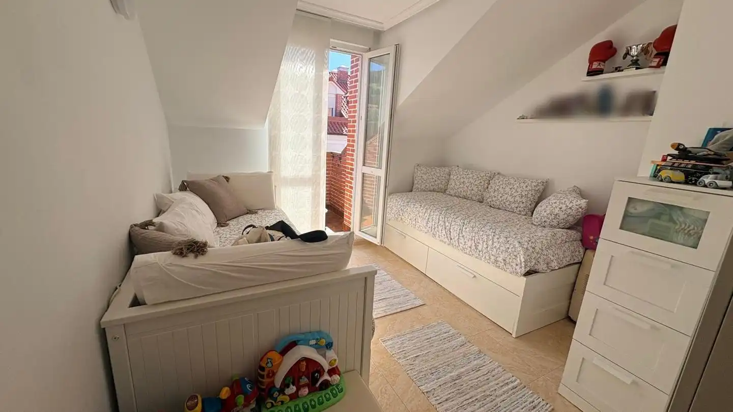 Schlafzimmer von Wohnung zum Verkauf in Meruelo mit Heizung, Terrasse und Möbliert