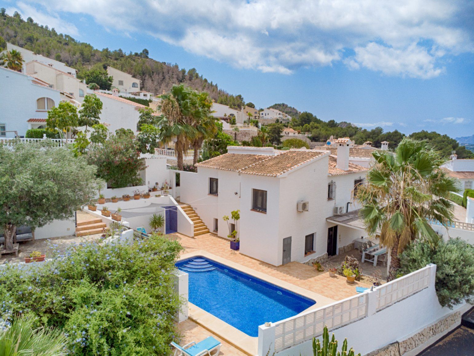 Exterior view of House or chalet for sale in Benitachell / El Poble Nou de Benitatxell  with Terrace and Community pool
