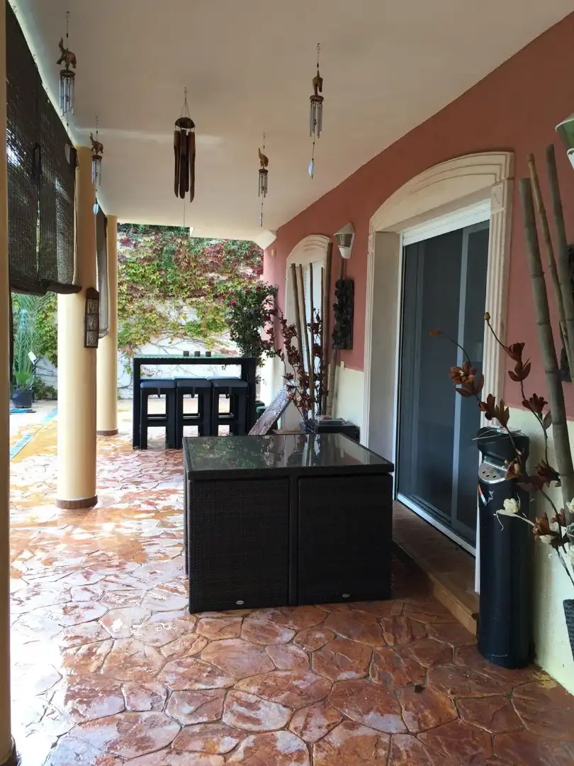 Terrassa de Casa o xalet en venda en Mutxamel amb Aire condicionat, Calefacció i Jardí privat