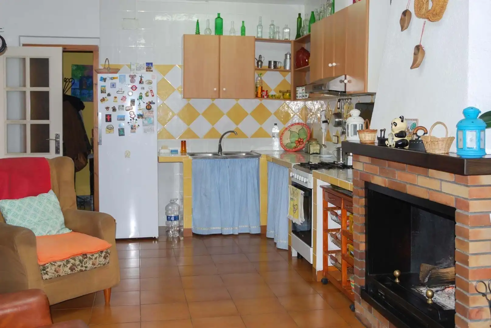 Cuina de Casa adosada en venda en Lloret de Mar amb Calefacció, Terrassa i Traster
