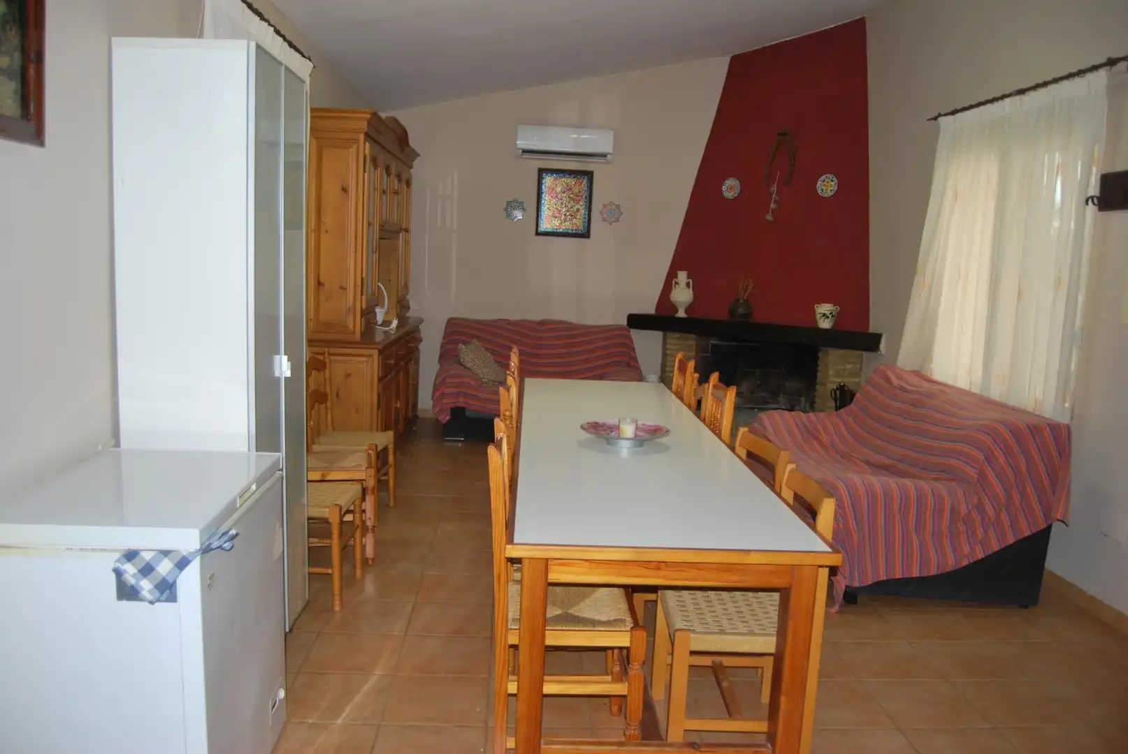 Comedor de Finca rústica en venta en Murcia con Aire acondicionado, Jardín privado y Terraza