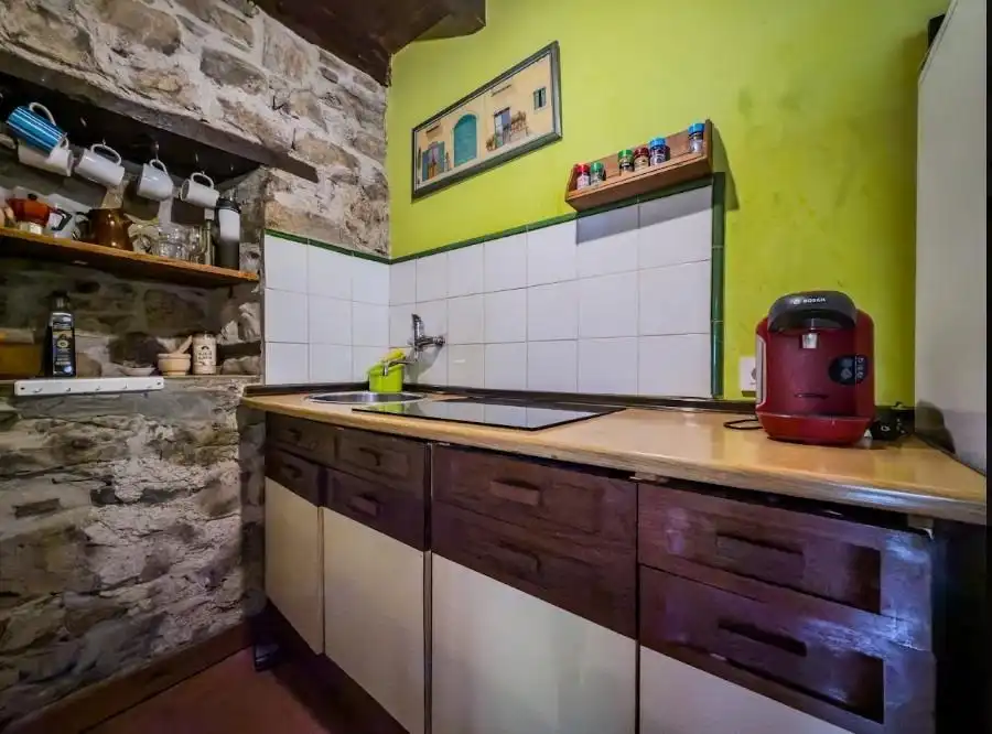 Cocina de Casa o chalet en venta en Pesaguero con Calefacción, Terraza y Amueblado