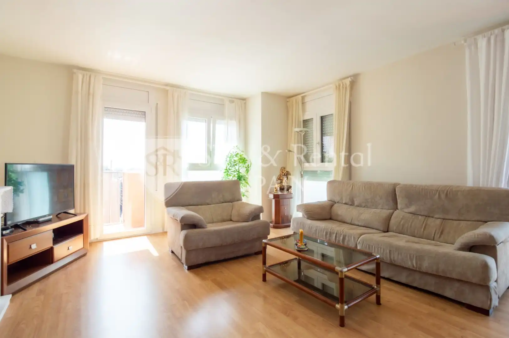 Sala de estar de Piso en venta en Blanes con Aire acondicionado y Terraza