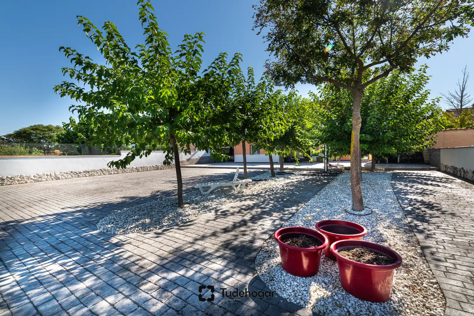 Terraza de Casa o chalet en venta en Tudela de Duero con Calefacción, Jardín privado y Amueblado