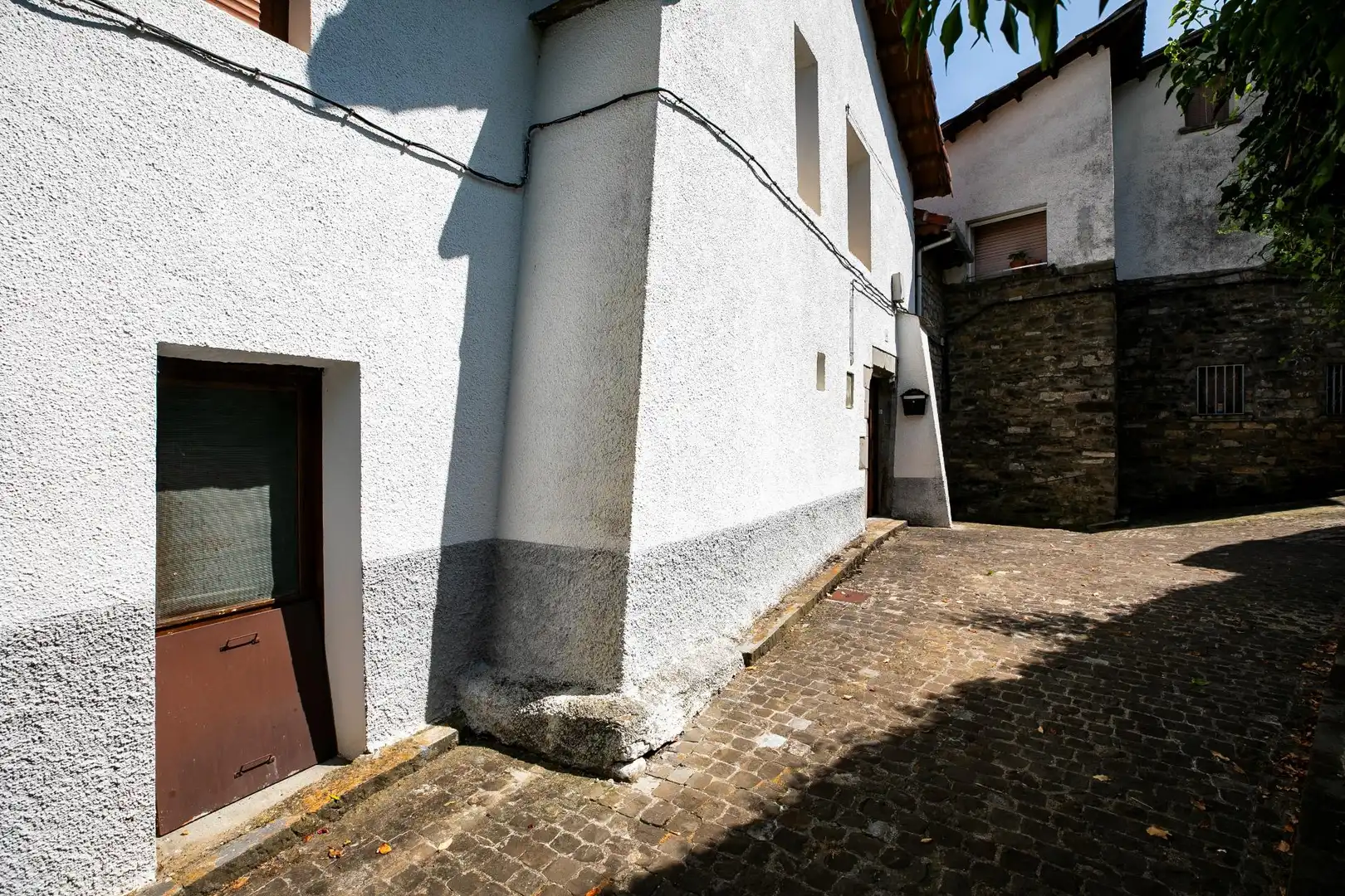 Vista exterior de Casa o chalet en venta en Aragüés del Puerto con Jardín privado, Terraza y Amueblado