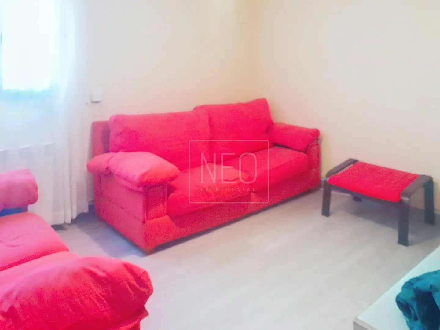 Living room of Flat for sale in  Madrid Capital  with Heating