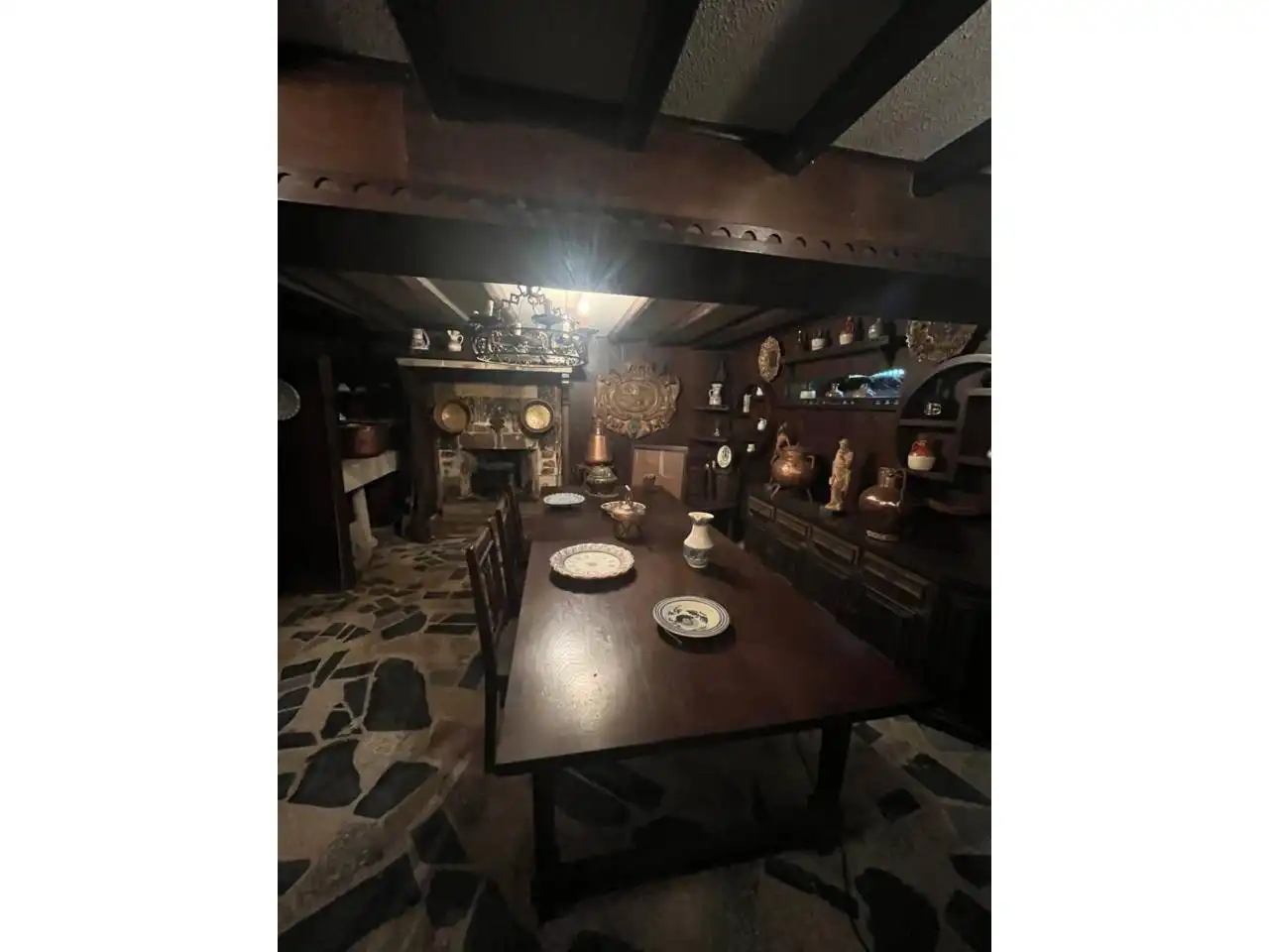Dining room of Houses for sale in Santiago de Compostela   with Heating, Private garden and Parquet flooring